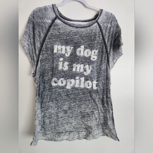 Grayson Threads Gray and White Dog Lover Tee